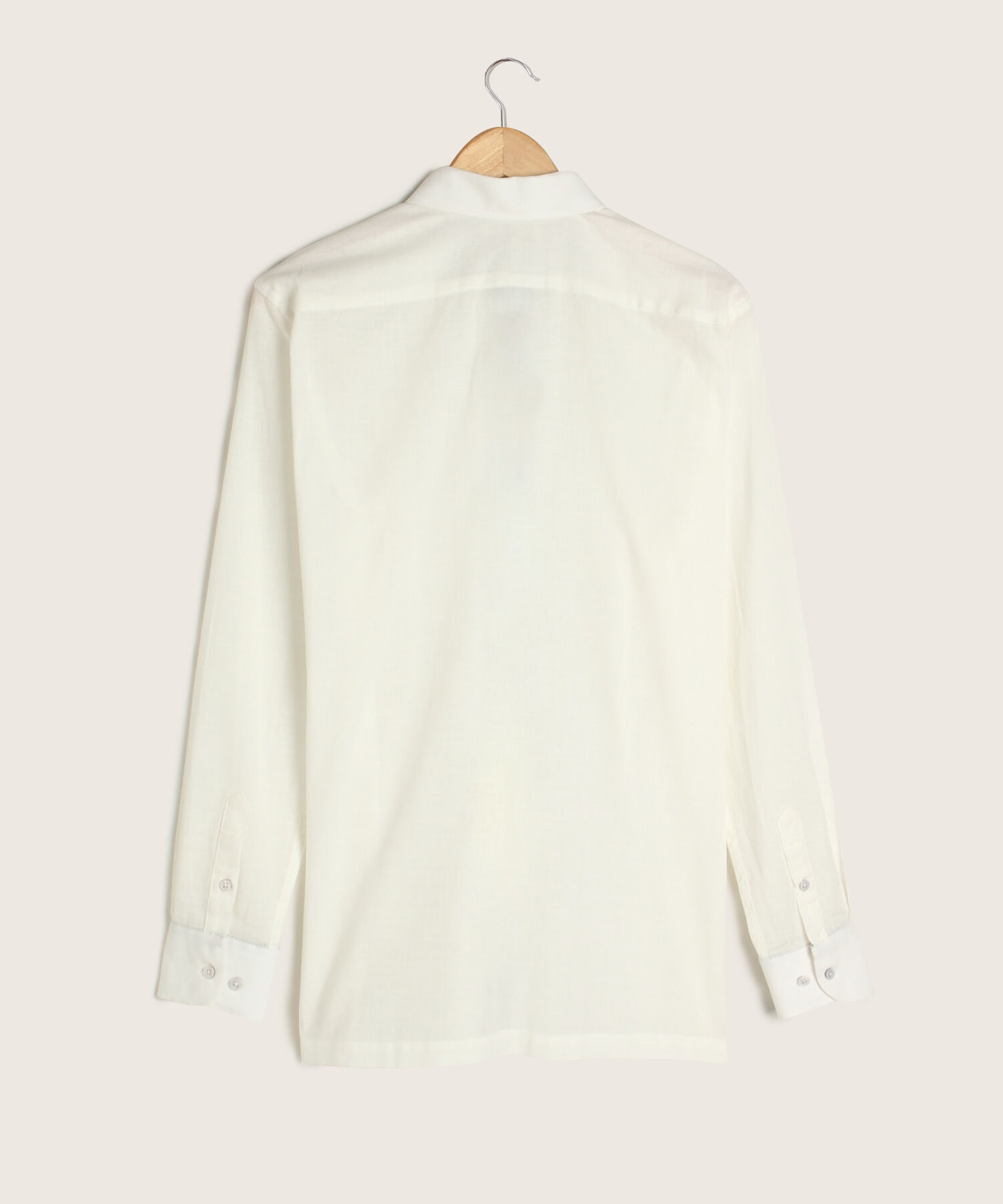 Camisa Guayabera Manga Larga Cuello Camisero