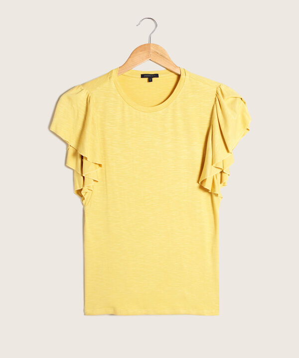 Camiseta Manga Corta Volada Incrustada