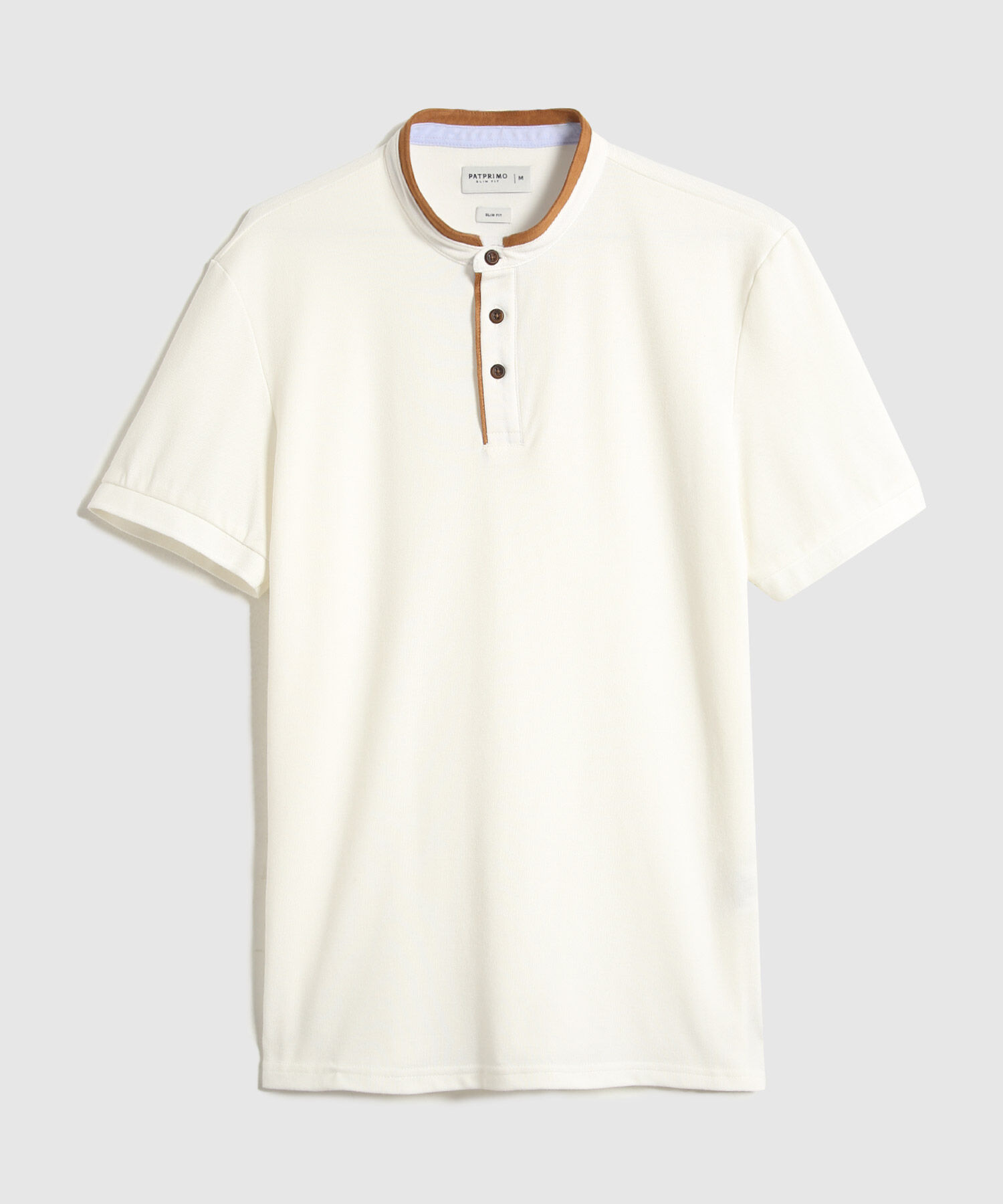 Polo Cuello Mao En Bloques