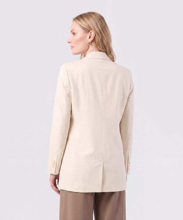Blazer De Doble Botonadura Para Mujer