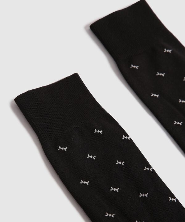 Medias Largas Estampado de Rombos image number null