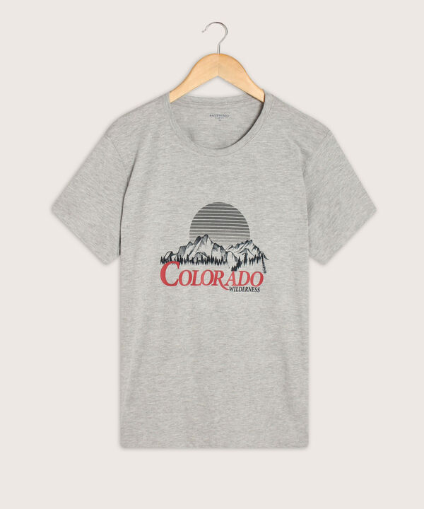 Camiseta Cuello Redondo  Estampado