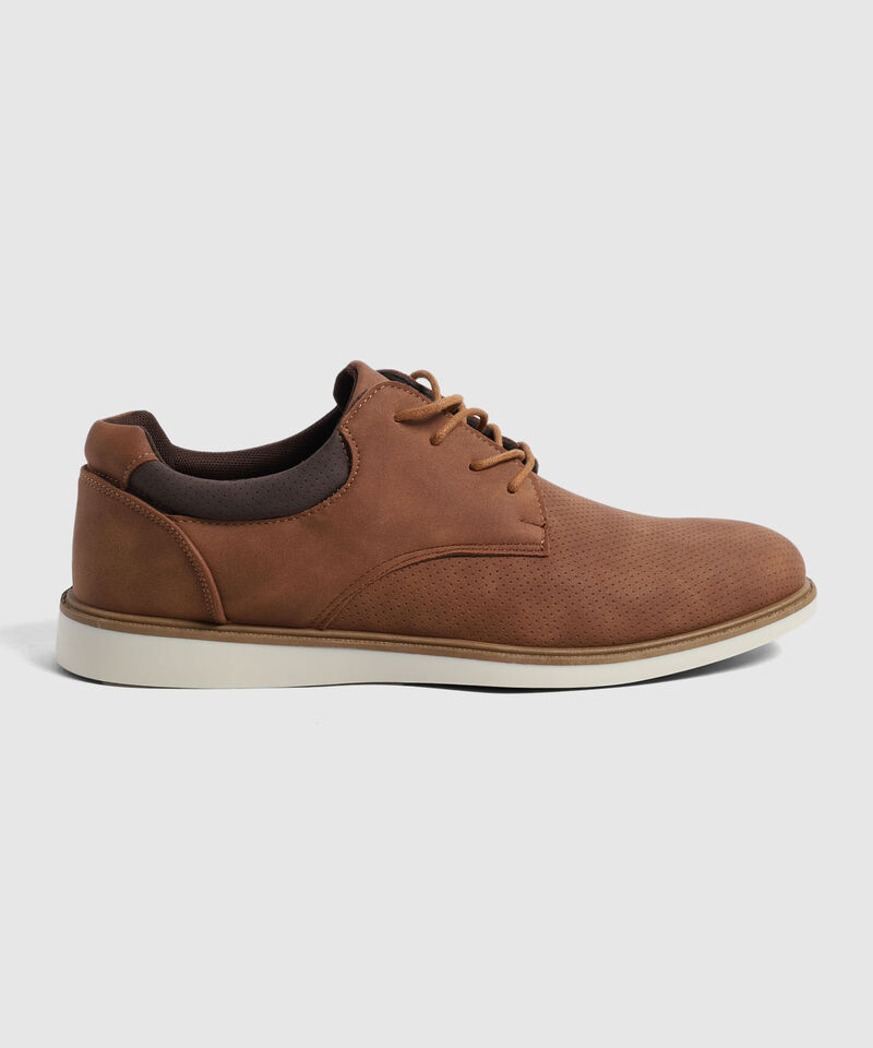 Zapatos Casuales de Cuero Liso para Hombre
