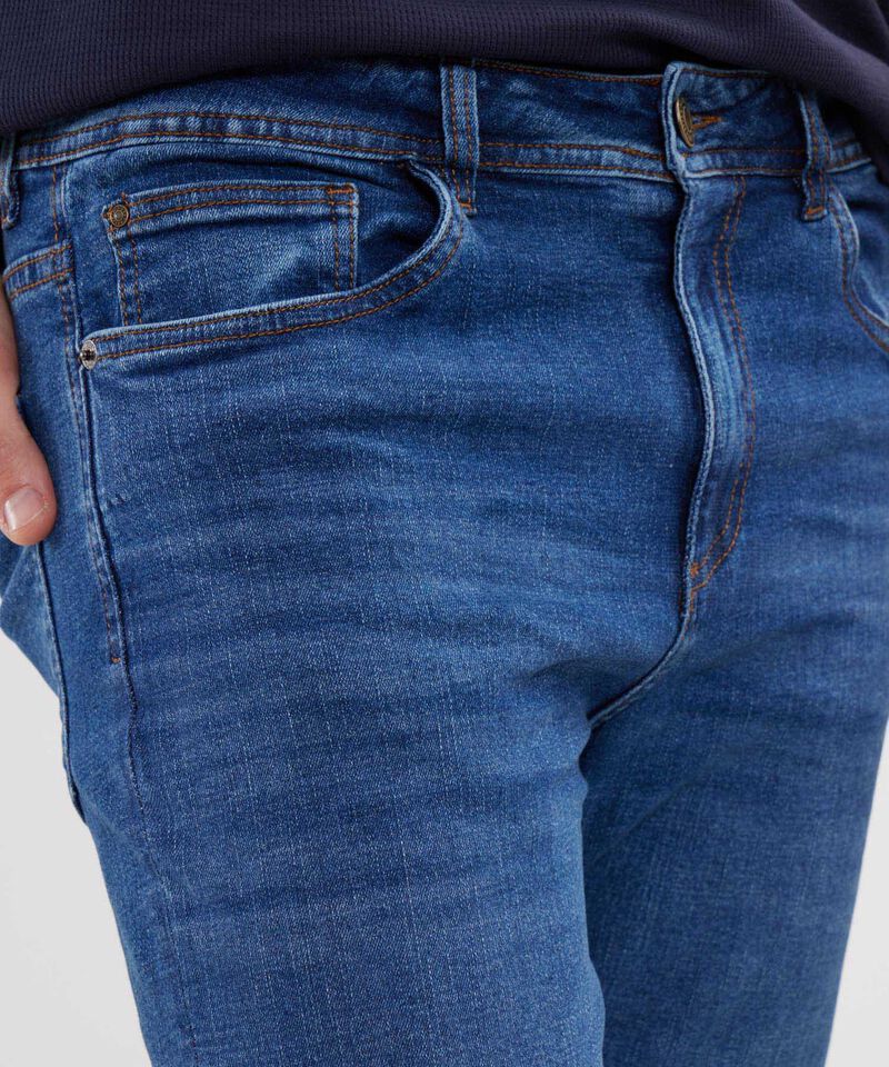 Jean Skinny Tono Azul Medio Oscuro