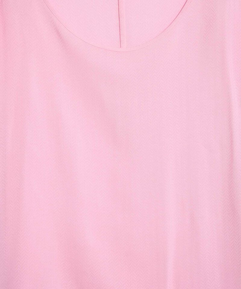 Blusa Manga Corta con Doblez