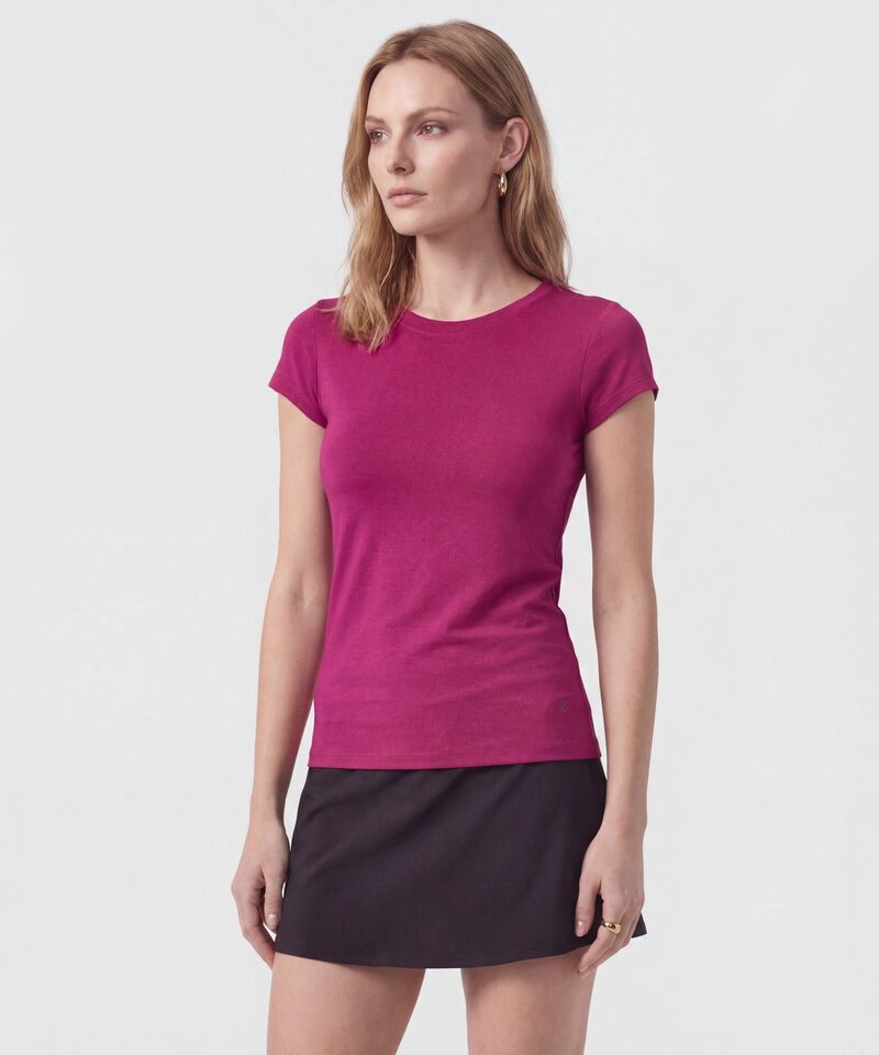 Camiseta Deportiva De Manga Corta Mujer