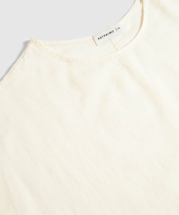 Blusa en Efecto Lino image number null
