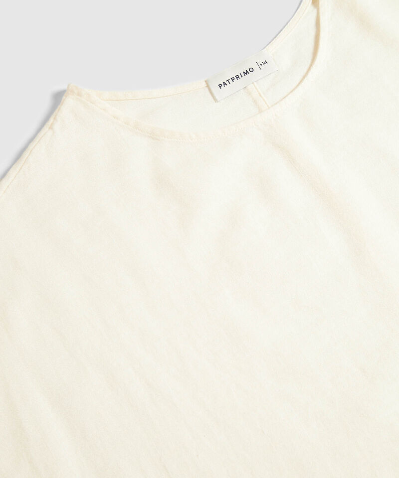 Blusa en Efecto Lino