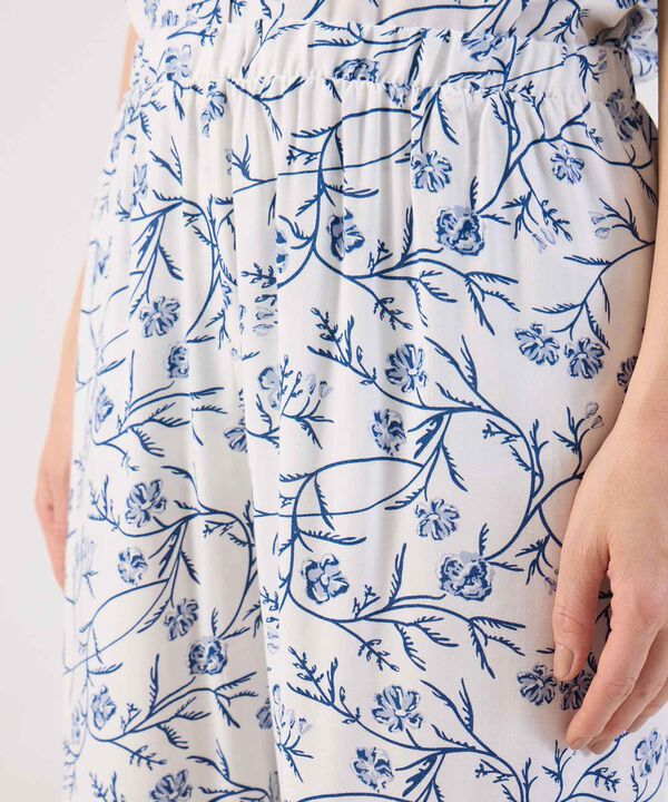 Pijama Corta Estampada Para Mujer