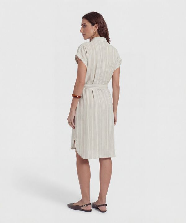 Vestido Camisero con Cintur&oacute;n para Mujer