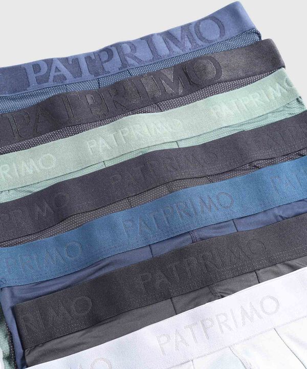 Pack 7 Boxers Clásicos Unicolor Para Hombre