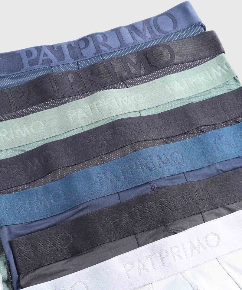 Pack 7 Boxers Clásicos Unicolor Para Hombre
