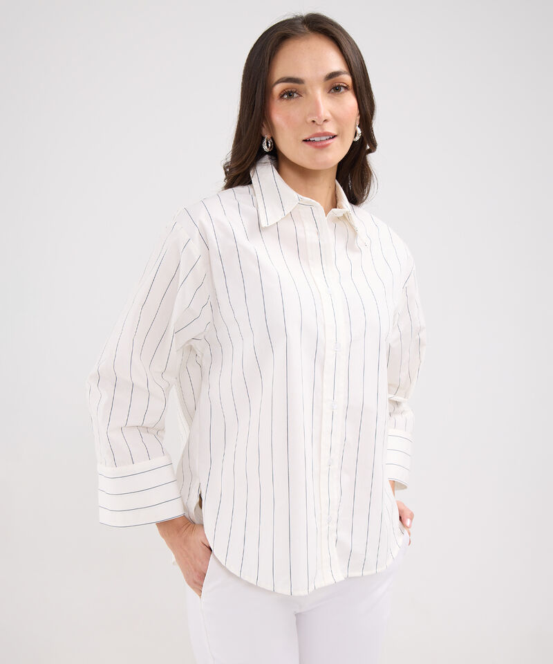 Camisa Manga Larga Preteñida.
