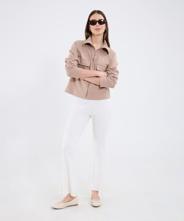 Chaqueta Casual Con Bolsillos De Parche image number null
