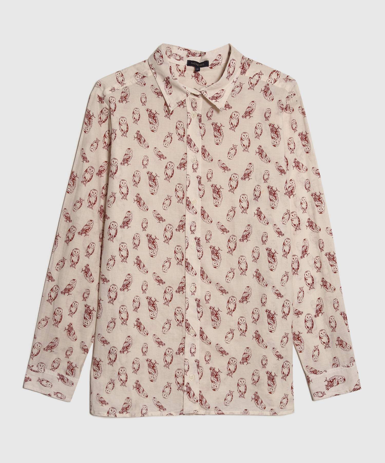 Blusa  Estampada Manga Larga