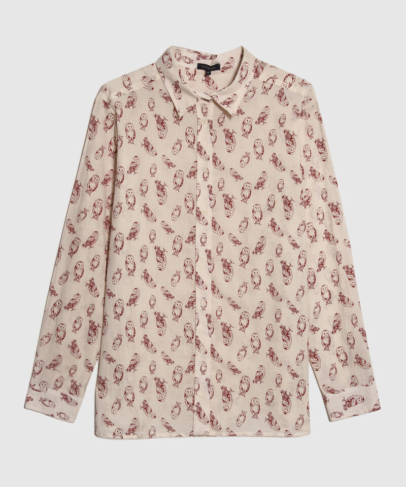 Blusa  Estampada Manga Larga