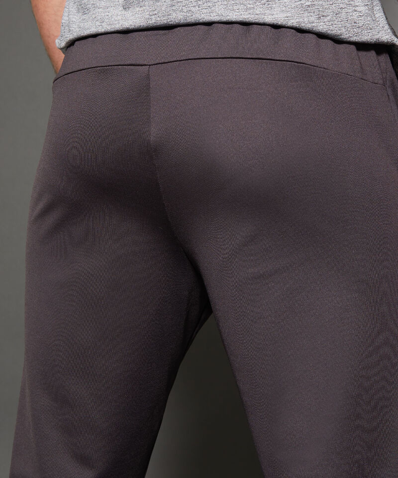 Pantalón Jogger Punto Unicolor Con Bolsillos, Cordón Ajustable Y Elástico Interno, Sport Líneas Patprimo