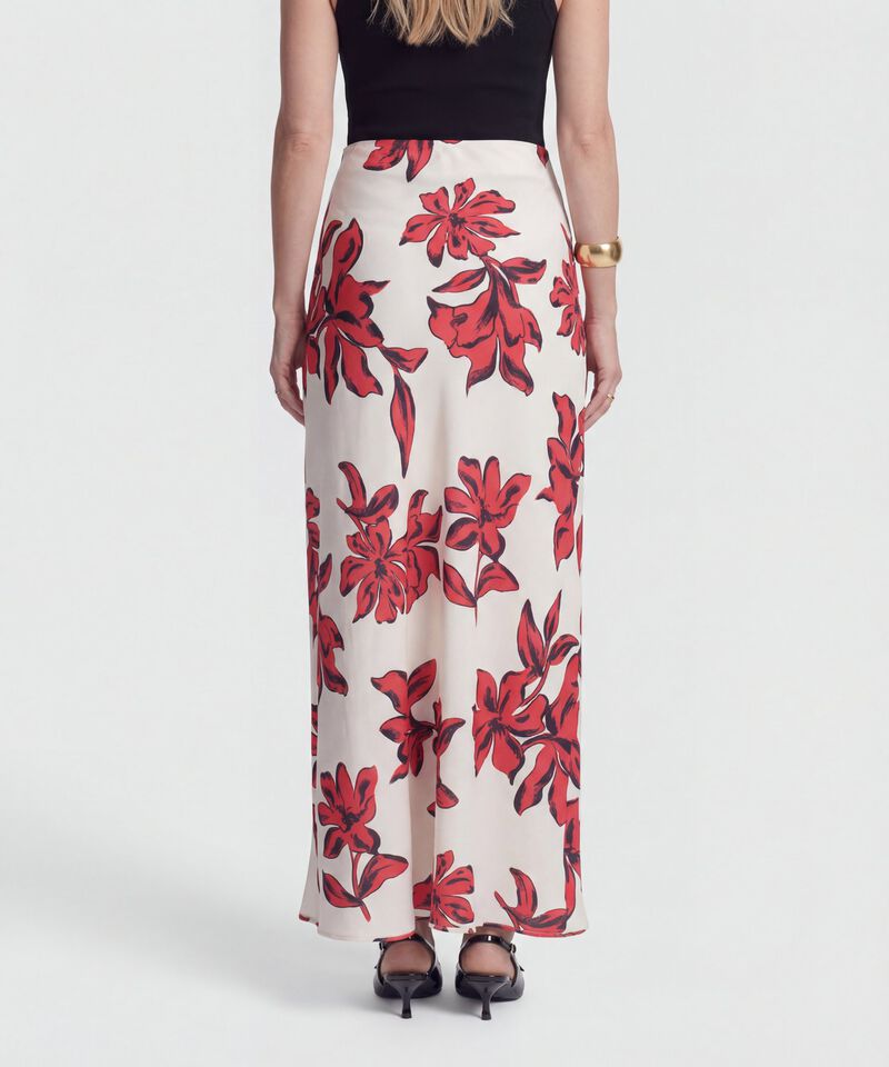 Falda Maxi de Corte Sesgado para Mujer