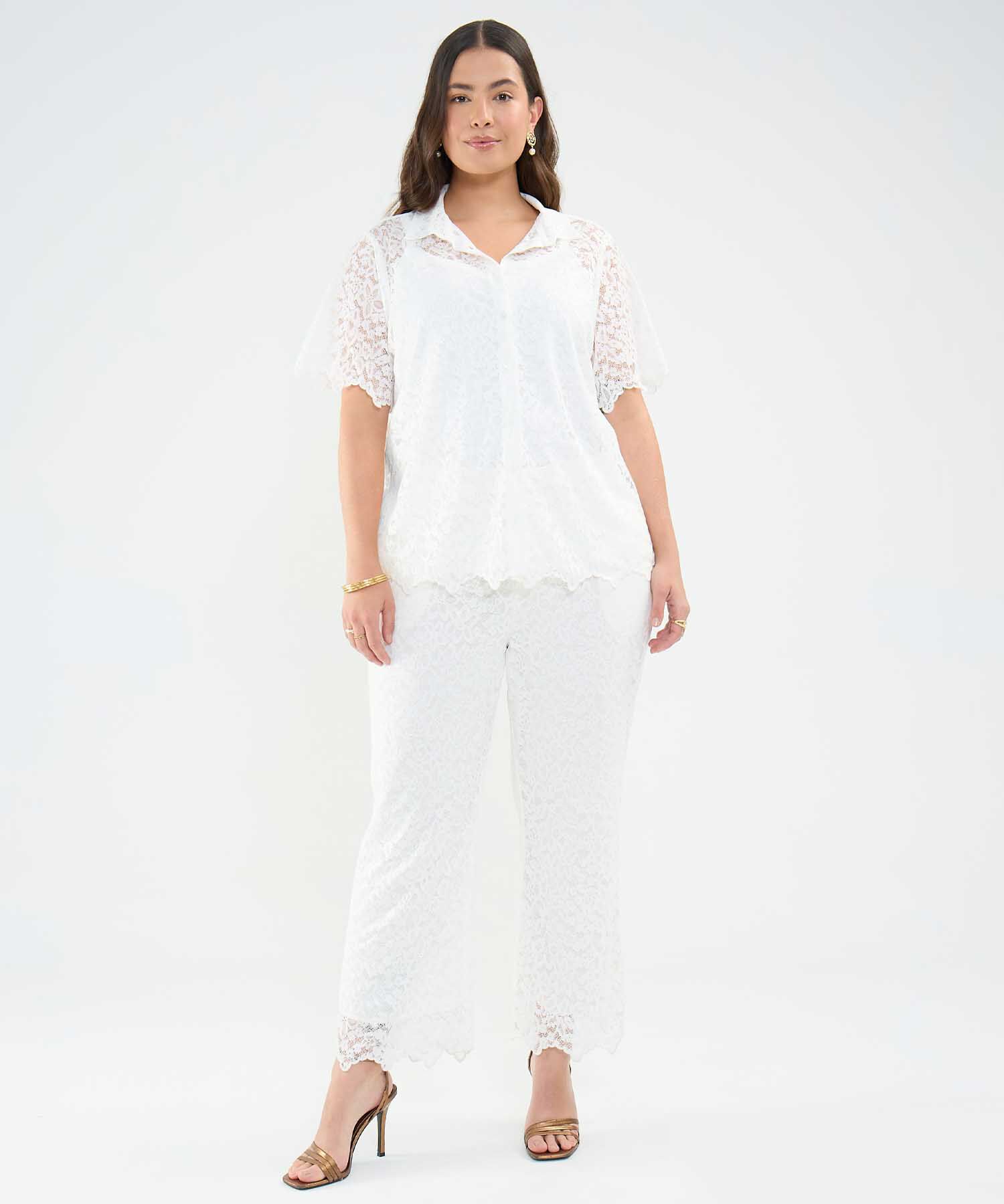 Camisa en Encaje