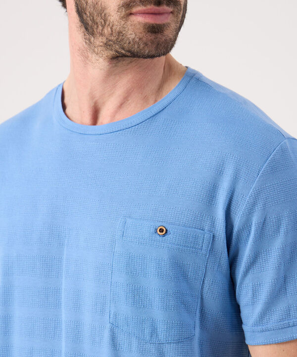 Camiseta Unicolor Con Bolsillo  image number null