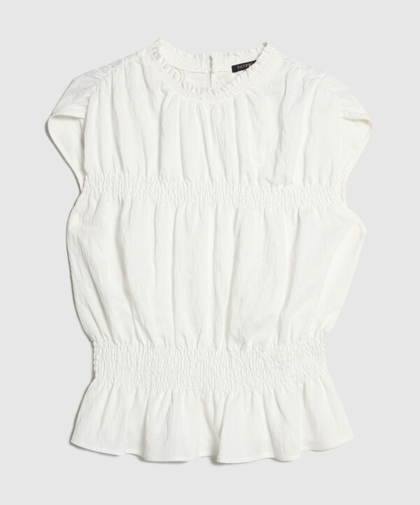 Blusa Manga Sisa Con Encauchado