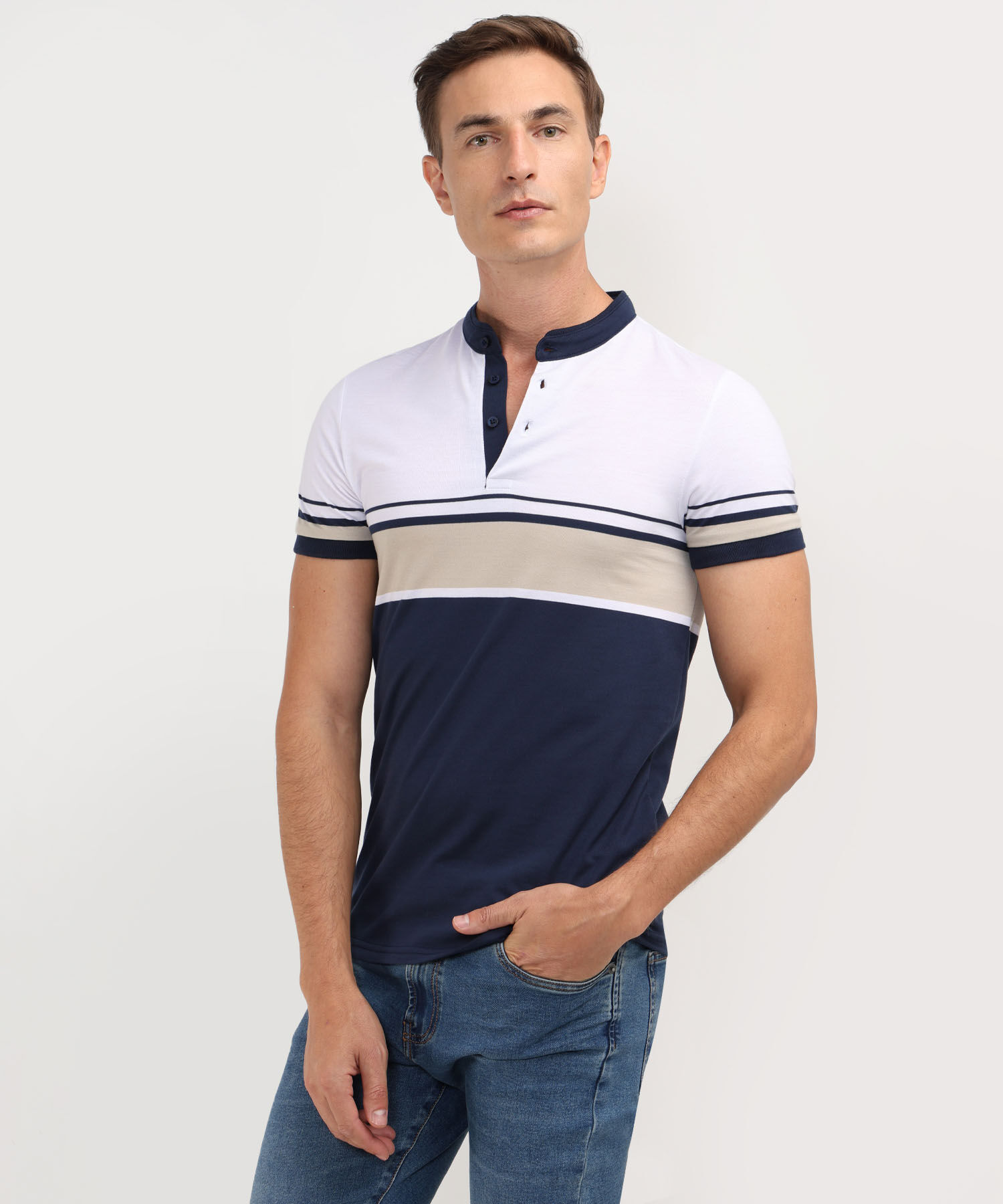 Polo a Rayas con Bolsillo Compra ahora Patprimo