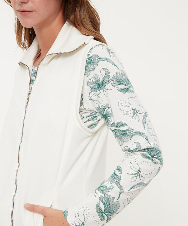 Sudadera Con Bolsillos Y Rib