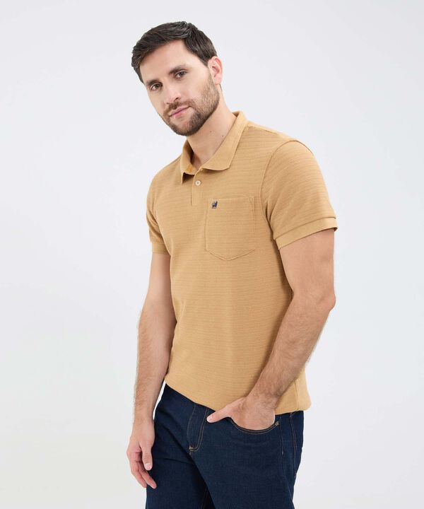 Polo Cuello Tejido Con Bolsillo Para Hombre image number null