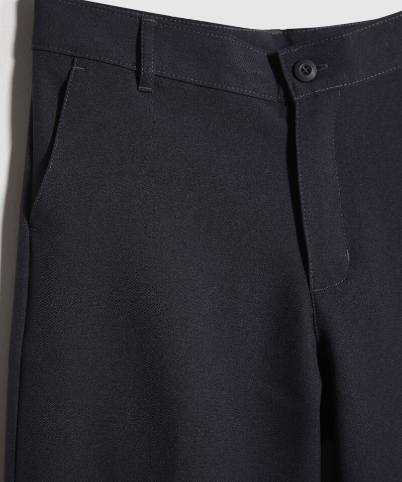 Pantalón Clásico Niño Sin Prenses Unicolor