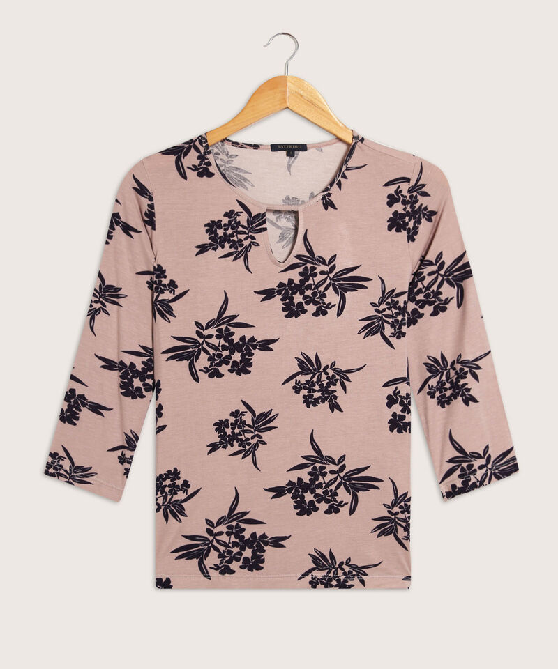 Camiseta Manga 3/4 Estampada