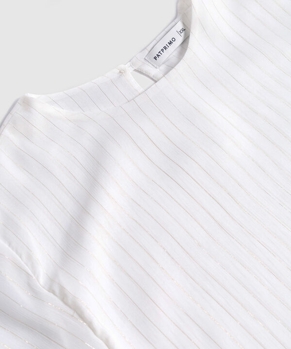 Blusa Para Mujer Diseño Estructurado Sin Manga