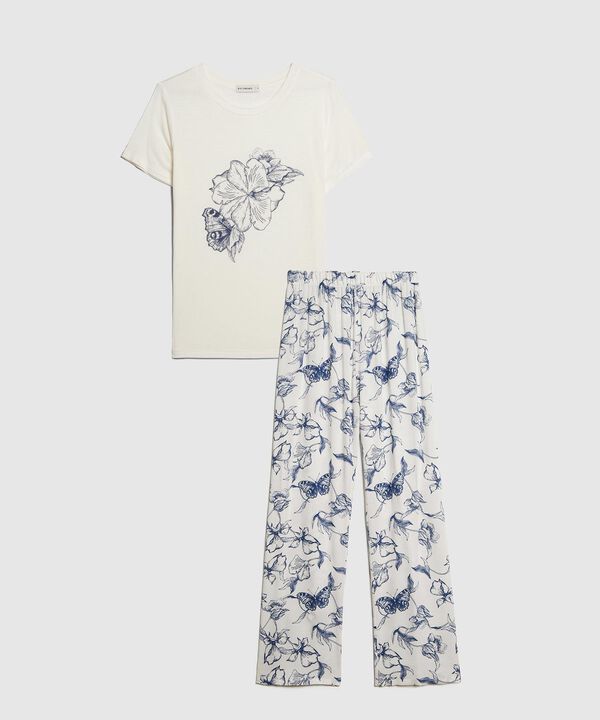 Conjunto de Pijama Estampado Floral