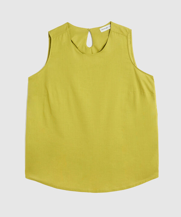 Blusa manga sisa para mujer curvy image number null