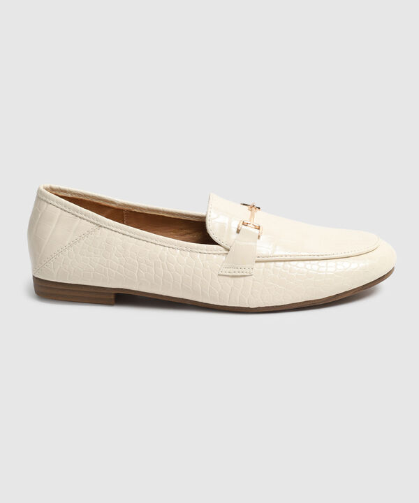 Mocas&iacute;n Plano Con Aplique Met&aacute;lico Mujer image number null