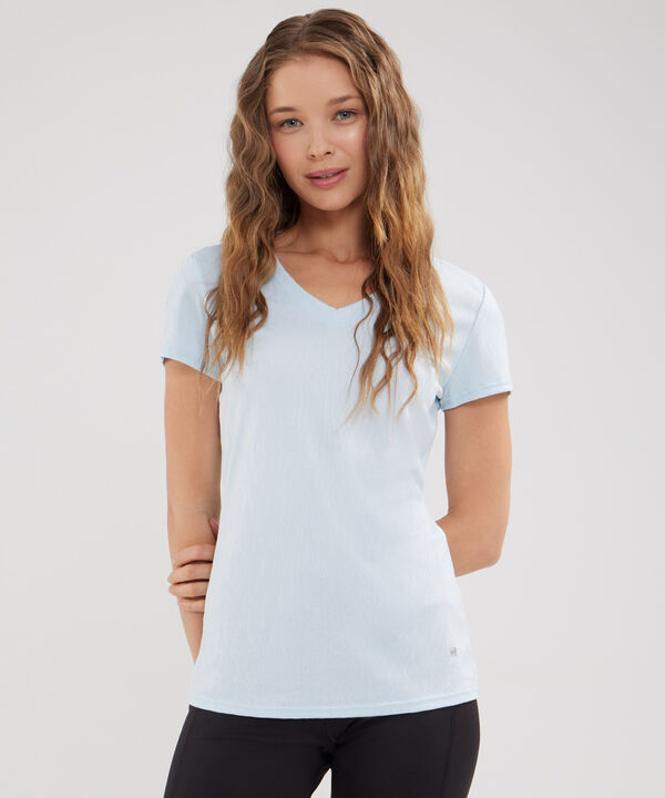 Camiseta Unicolor Texturizada image number null