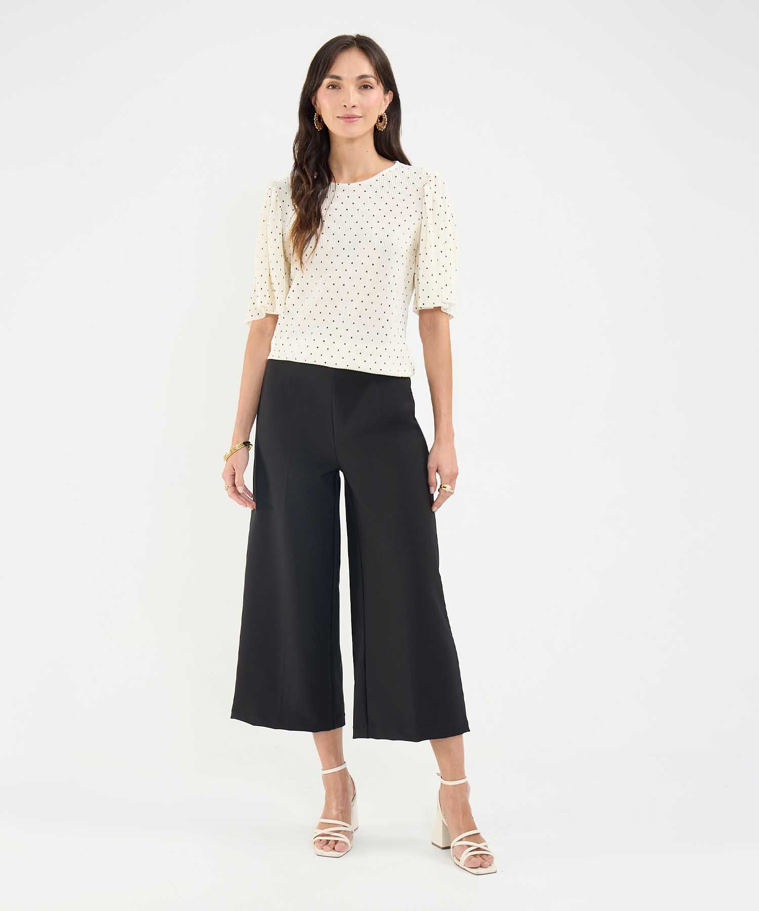Blusa Estampado de Lunares