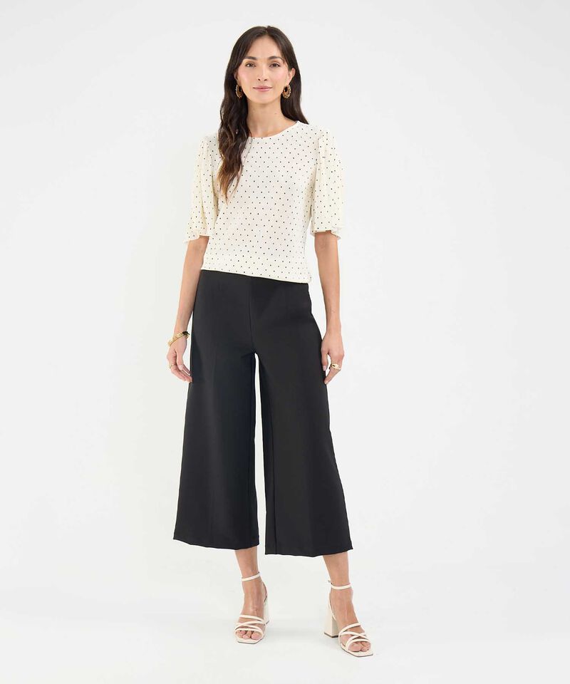 Blusa Estampado de Lunares
