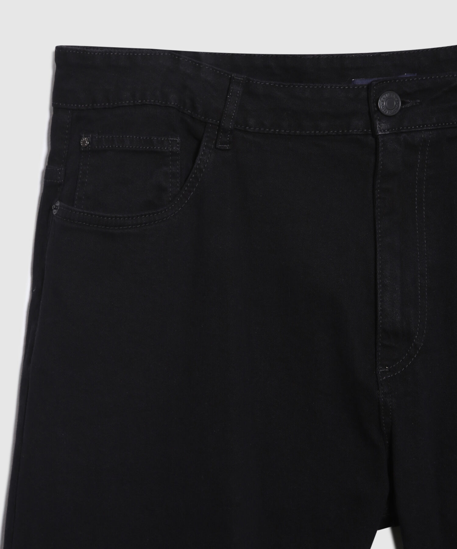 Jeans Regular Stretch Tono Negro