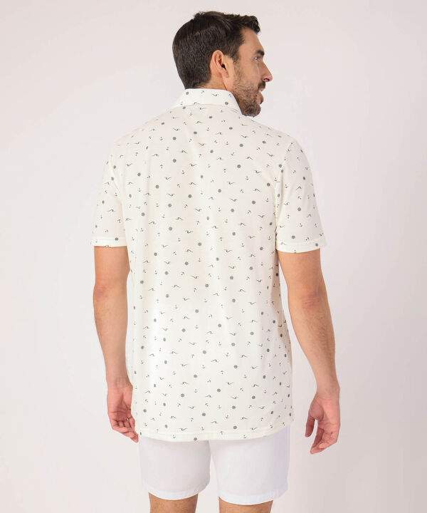 Polo Con Microestampado 