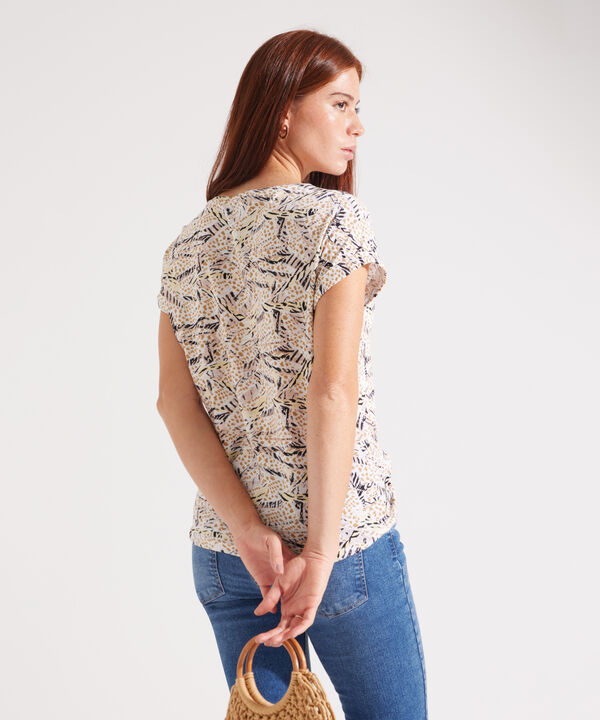 Camiseta Con Guardapolvos Y Bolsillo