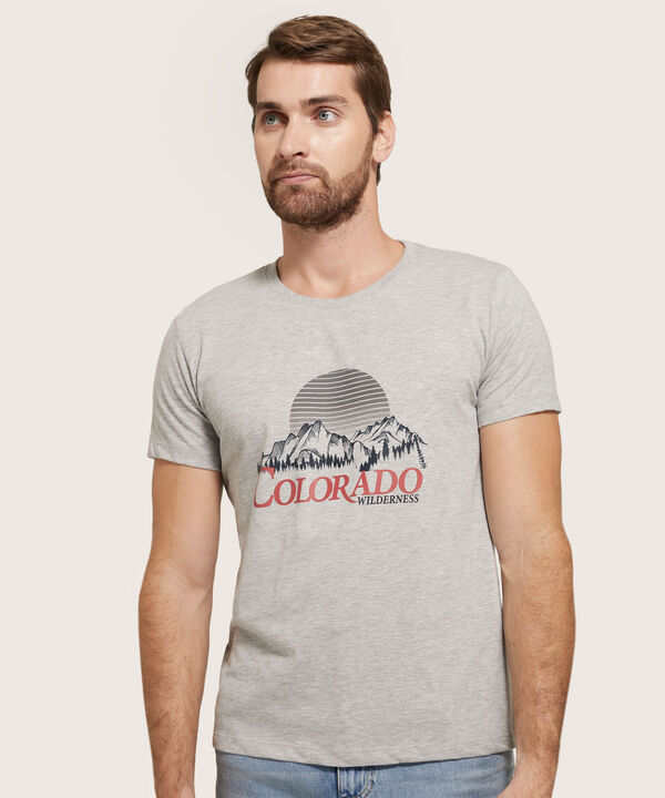 Camiseta Cuello Redondo  Estampado