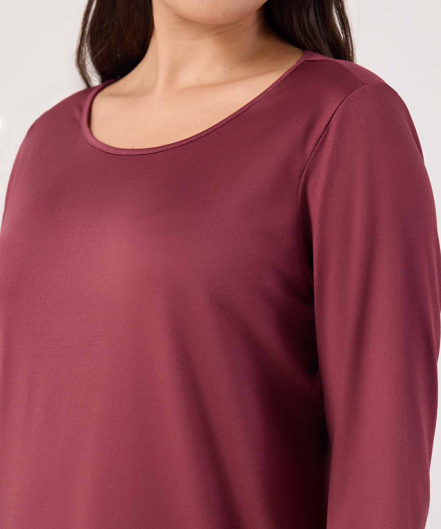 Camiseta Unicolor Para Mujer
