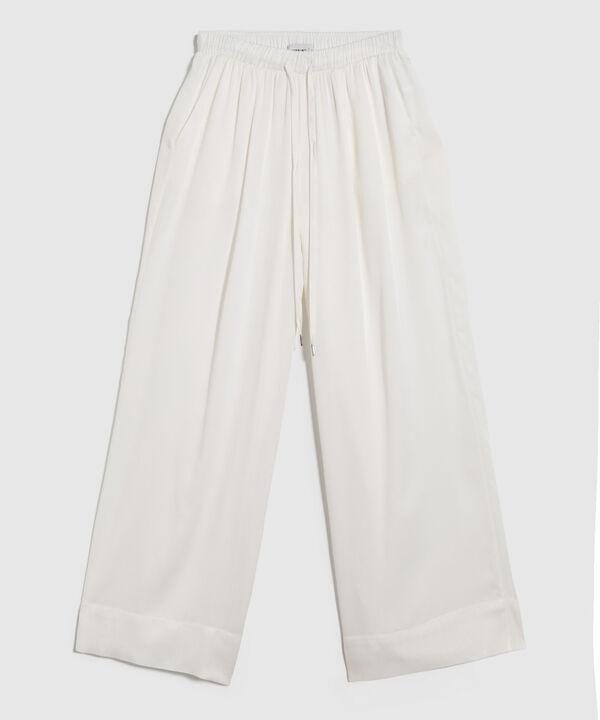 Pantalón Fluido Con Pretina Resortada image number null