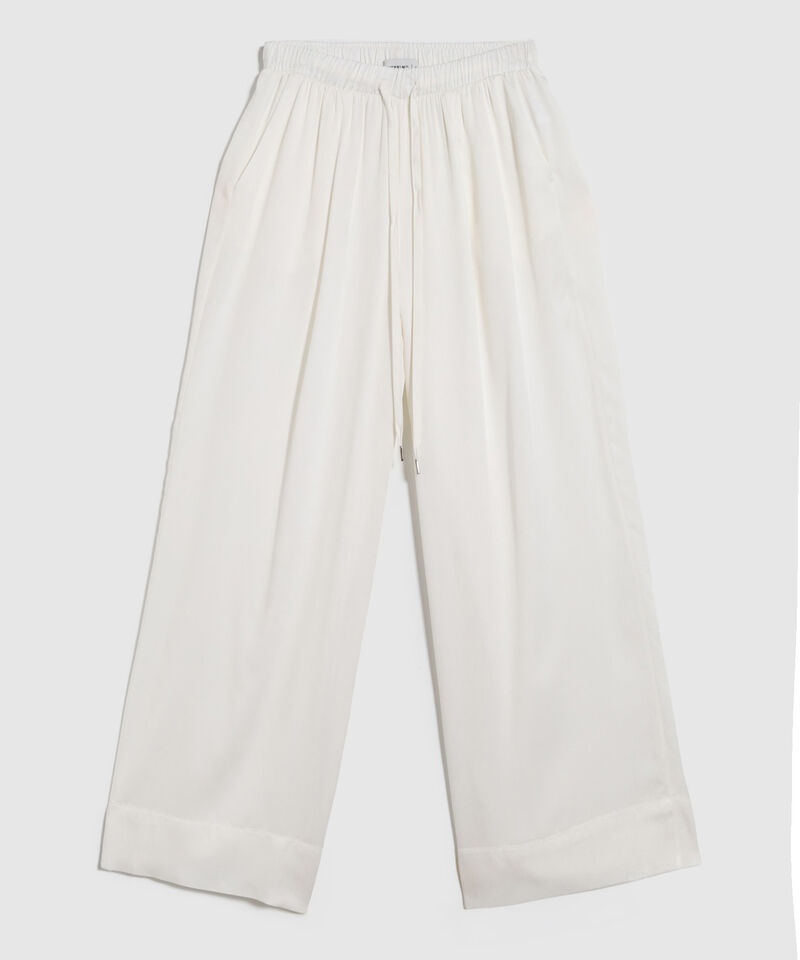 Pantalón Fluido Con Pretina Resortada