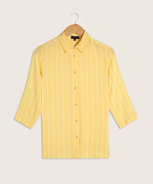 Camisa Manga ¾ a Rayas