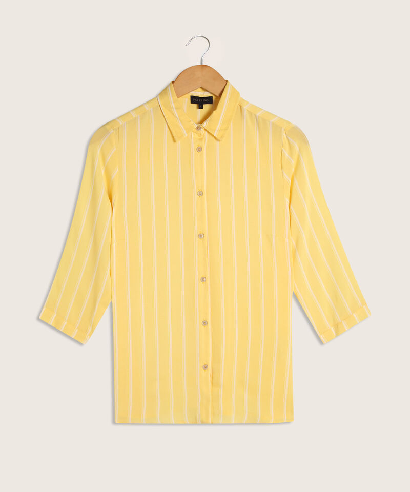 Camisa Manga ¾ a Rayas