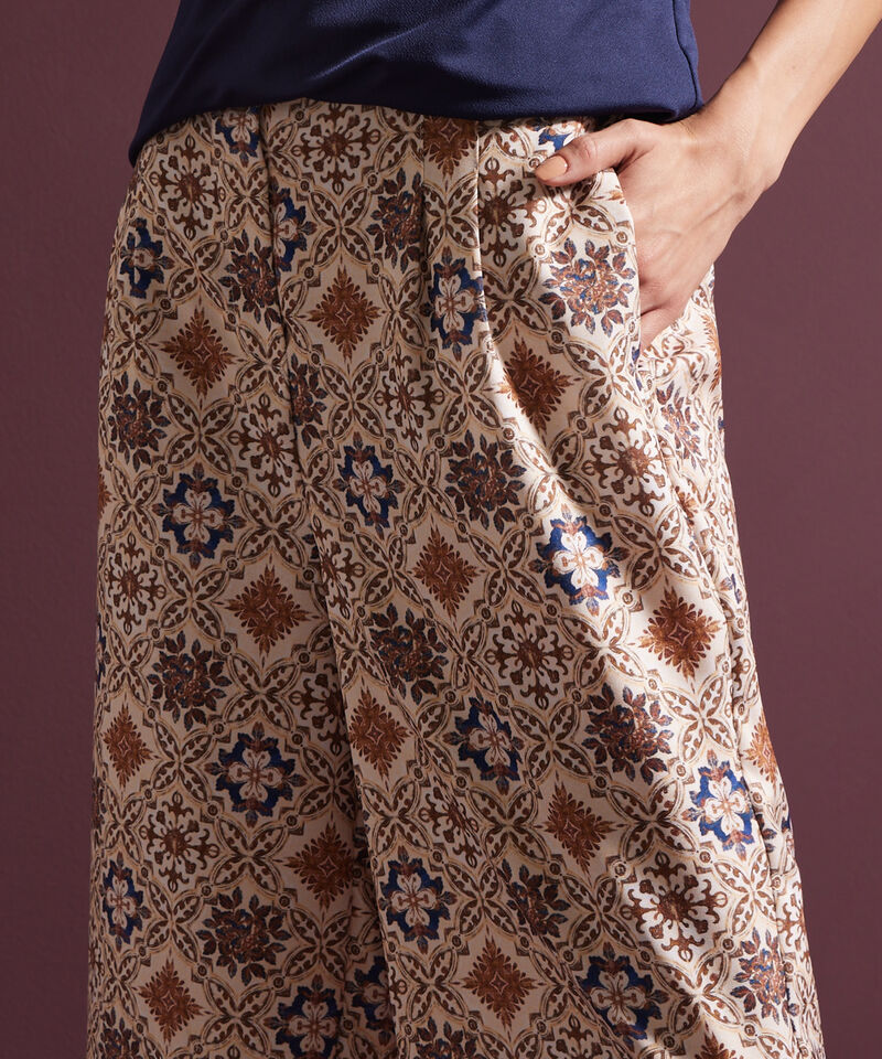 Pantalón Estampado Palazzo