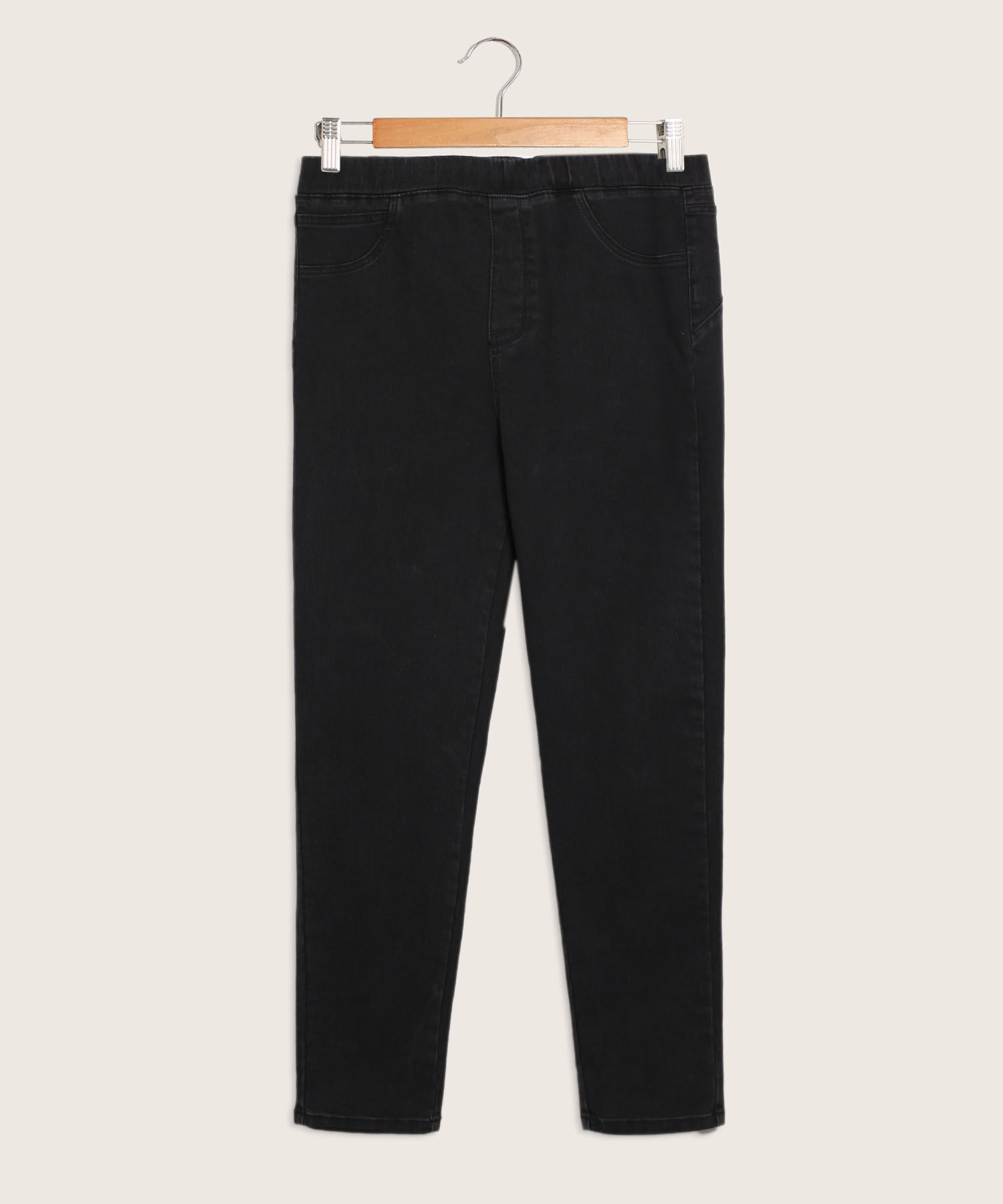 Leggings Tipo Jean Alba Tono Gris