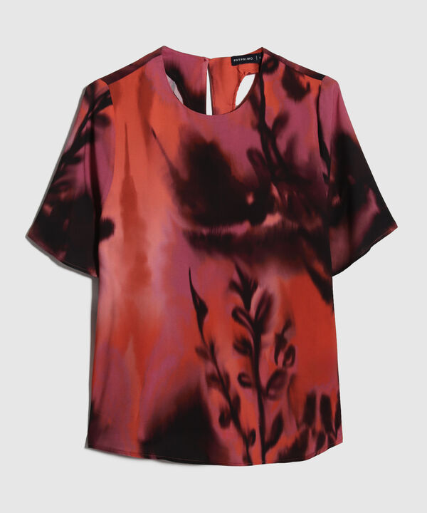Blusa Estampada En Degrade