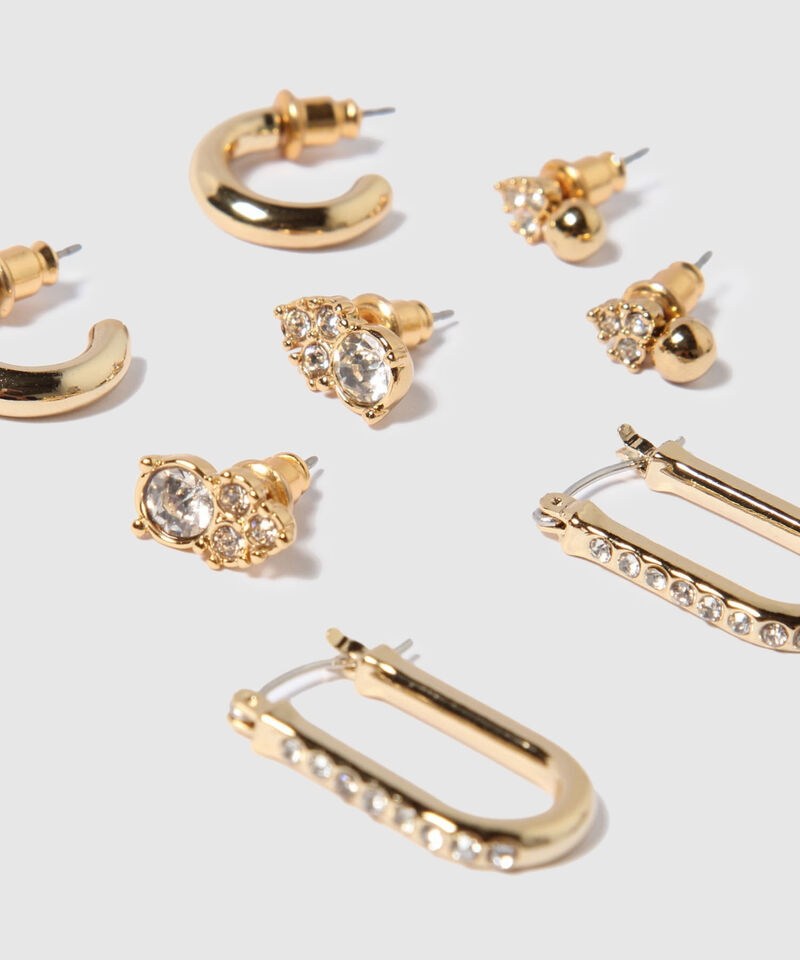 Aretes Set X 4 Pares De Aretes Ref. Kf232-0440